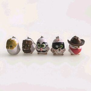 Coop Squad Keychains Set of 5 Chicken Keychains Chicken